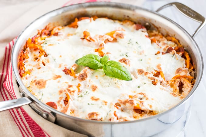 Flavorful Butternut Skillet Lasagna: Sweet, Spicy, & Easy